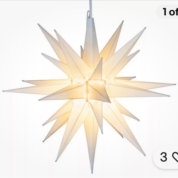Elf Logic - 14" LED Moravian Star Tree Topper Brand New - Picture 11 of 11